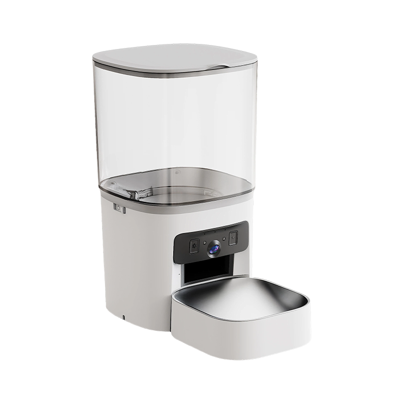 MAS-3007 6L Şeffaf Hazneli Çift Lensli Akıllı Evcil Hayvan Besleyici